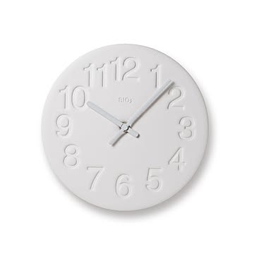 Lemnos レムノス CASA 珪藻土の時計 LC11-08 掛時計 掛け時計 デザイン時計 珪藻土 直径25.6cm 手作り ハンドメイド