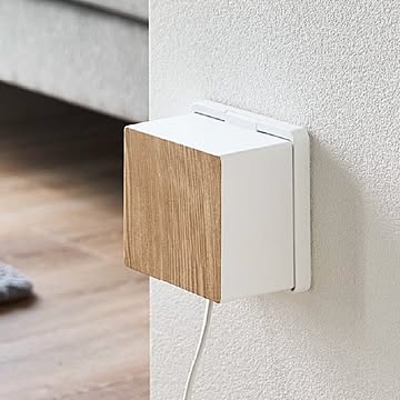 山崎実業 コンセントガード 2連6コ用 スマート smart ウッディ WOODY