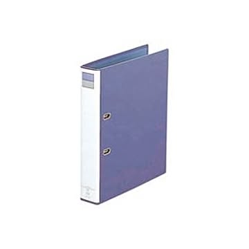 (業務用3セット) LIHITLAB D型リングファイル 【A4/2穴】 タテ型 F-752 51mm 青紫