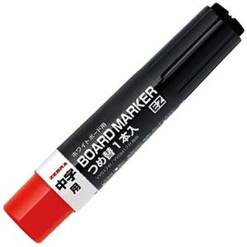 （まとめ） ゼブラ ボードマーカーEZ 中字用つめ替カートリッジ 赤 RYYS17-R 1セット（10本） 【×5セット】