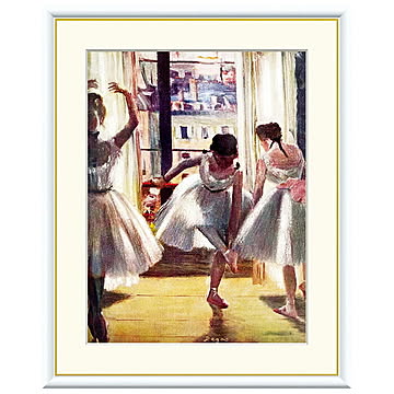 額絵 三人の踊子 エドガー・ドガ 42x34cm 三幸