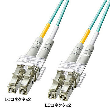 サンワサプライ　OM3光ファイバケーブル　HKB-OM3LCLC-03L 管理No. 4969887845745