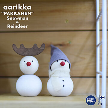 aarikka/アアリッカ　パッカネン　PAKKANEN　クリスマス　雪だるま　トナカイ/Snowman/Reindeer