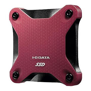 アイ・オー・データ SSPH-UT480R USB 3.1 ポータブルSSD 480GB ワインレッド SSPHUT480R 管理No. 4957180142722