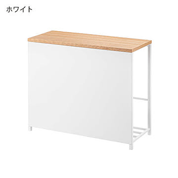 山崎実業 収納付き玄関ベンチ tower ホワイト