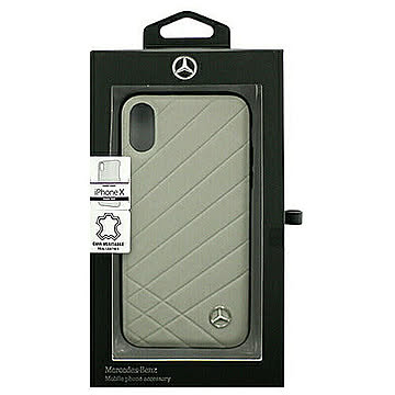 Mercedes 公式ライセンス品 iPhoneX専用 Genuine Leather - Hard Case 管理No. 4526397964344