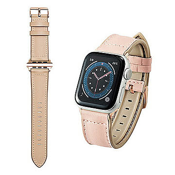 エレコム Apple Watch バンド SE 6 5 4 (40mm) SE 3 2 1 (38mm) レザー TPU ピンク AW-40BDLHVPN 管理No. 4549550207270