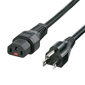 サンワサプライ 抜け防止ロック電源コード APW7-515C13LK02 管理No. 4969887838761