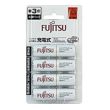 富士通 FUJITSU ニッケル水素電池 単3形 1.2V 4個パック 日本製 HR-3UTC(4B) FDK 管理No. 4976680289300