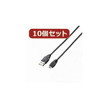 10個セット エレコム　タブレット用USBケーブル(A-microB) TB-AMB15BKX10 管理No. 4589452964772