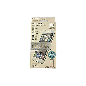 E-SELECT iPhone6/6S用保護ガラスフィルム　厚み0.2ミリ　日本製ガラス ES-I6GLS02CL 管理No. 4571445290500