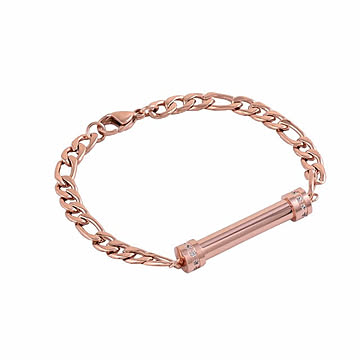 遺骨ブレスレット （シルバー、ローズゴールド） メモリアルブレスレット メモリアル ブレス 思い出 御守り お守り ご遺骨カプセル ペット遺骨 手元供養 形見 遺骨収納 分骨用