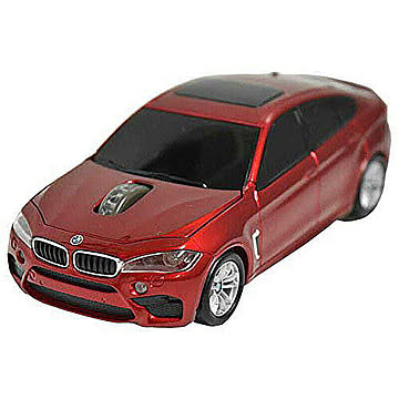 LANDMICE BMW X6シリーズ 無線カーマウス 2.4Ghz 1750dpi レッド BM-X6M-RE 管理No. 4560138212929