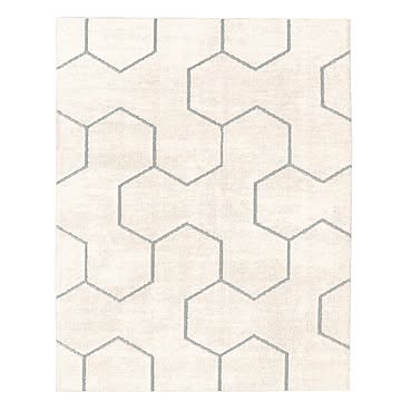 プレーベル ゼクス 輸入絨毯 手洗い可 防音 花粉対策 消臭 約190×240cm アイボリー