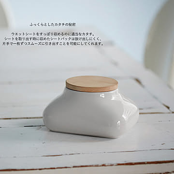 ideaco ウェットシートケース Mochi グレー
