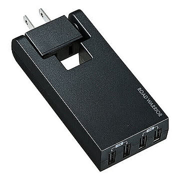 サンワサプライ スイングUSB充電タップ TR-AD3USBBK 管理No. 4969887837382