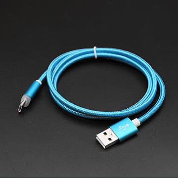 日本トラストテクノロジー Type-C充電おしらせケーブル 1m ブルー JTINDTC-BL