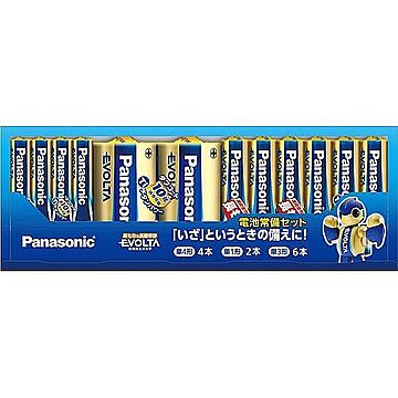 パナソニック Panasonic EVOLTA アルカリ乾電池単1形・単3形・単4形セット エボルタ K-KJE12JA