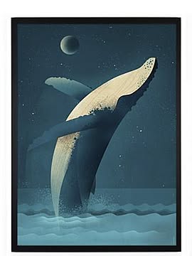 HUMAN EMPIRE | DIETER BRAUN | HUMPBACK WHALE POSTER | ポスター (50x70cm)