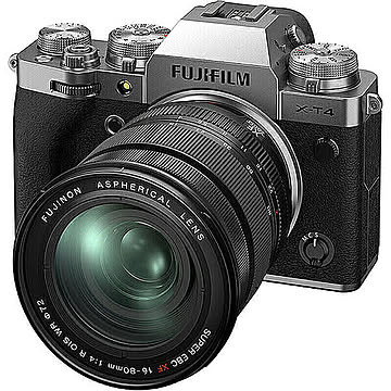 FUJIFILM ミラーレス一眼カメラ X-T4レンズキット シルバー X-T4LK-1680-S 管理No. 2702030001108-056