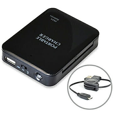 日本トラストテクノロジー USB電池パック3 microUSBケーブルセット(ブラック) USBDP3M-BK 管理No. 4520008247291