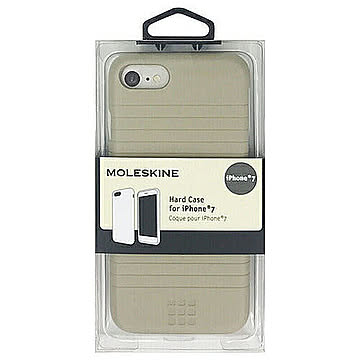 MOLESKINE PU LEATHER HARD CASE - DEBOSSED LINE - BEIGE MOHCP7DLBE 管理No. 4526397954734