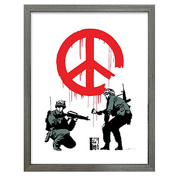 【bicosya/美工社】Banksy /バンクシー Peace soldiers ピース　ソルジャー