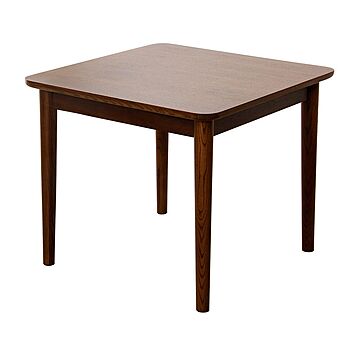ホームテイスト Risum-リスム- ダイニングテーブル 木製アッシュ材 ブラウン 幅75cm