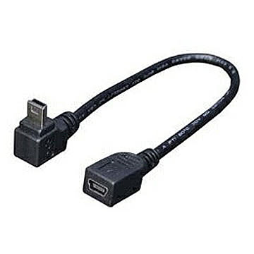 変換名人　USBmini L型ケーブル延長20(下L)　USBM-CA20DL 管理No. 4571284882317