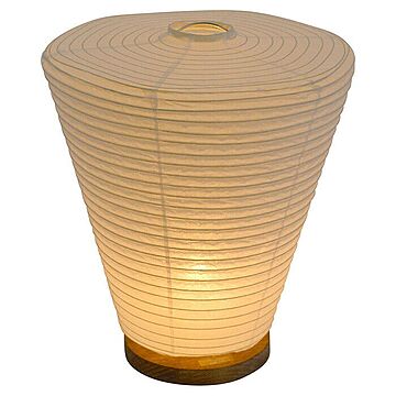 彩光デザイン 和紙テーブルライト 電球付属 本美濃紙サイズ 幅240x奥行240x高さ275mm