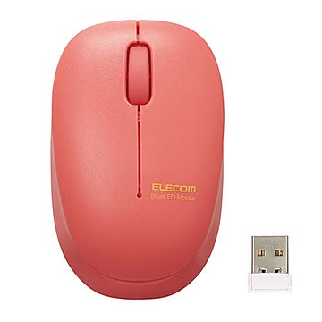 エレコム ワイヤレスマウス 無線 2.4GHz 抗菌 静音 BlueLED 子供用 小学生 Sサイズ レッド オンライン学習 M-BL20DBSKRD
