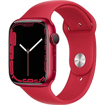 Apple Watch Series 7 GPSモデル 45mm レッド RED スポーツバンド RED アルミニウムケース MKN93J/A 管理No. 2701510002864-953