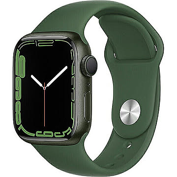 Apple Watch Series 7 GPSモデル 41mm グリーンアルミニウムケース クローバースポーツバンド MKN03J/A 管理No. 2701510002871-861