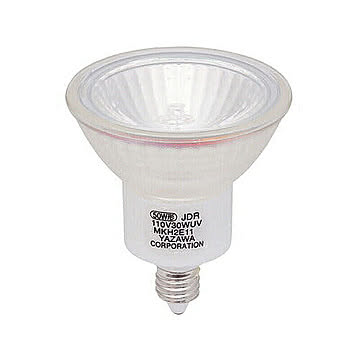 YAZAWA　エコクールハロゲンシャイン 50W形 E11 広角 2個パック　JDR110V30WUVWKH2E112P 管理No. 4966307310326