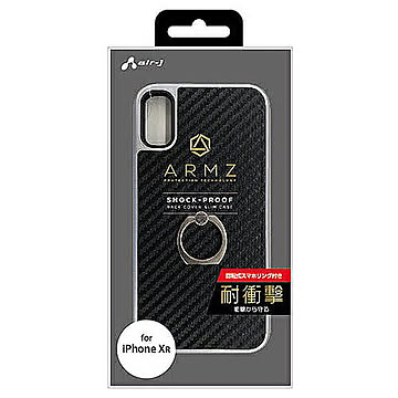 エアージェイ iPhoneXR用 GAケース スマホリング付 CBS AC-P18M-GARCBS 管理No. 4526397971724