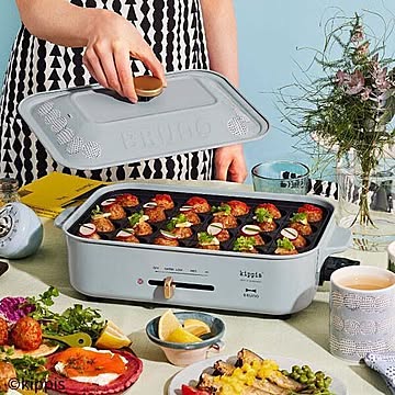 BRUNO キッピス コンパクトホットプレート 限定カラー たこ焼きパンケーキプレート BOE082
