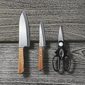 濃州孫六作 別撰料理包丁3点セット M80408220 管理No. 4956617242219