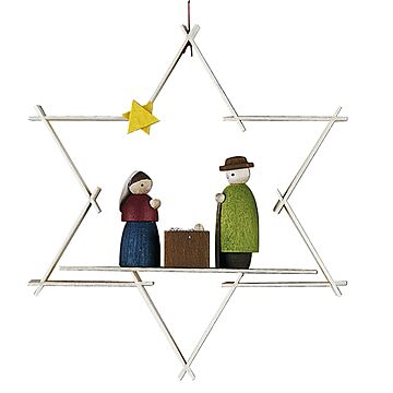 Günter Reichel クリスマスツリーデコレーション マリアとヨセフ