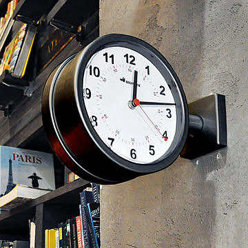 ダルトン 時計 ダブルフェイス クロック 壁付け Double face  clock 170D