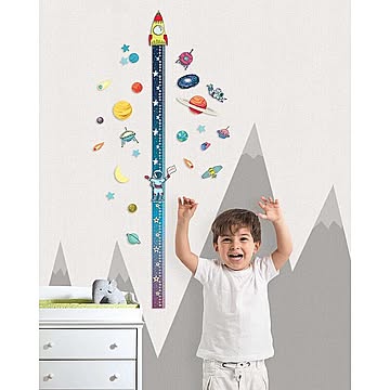 【ウクライナギフトブランド 1DEA.me】Scratch-off Wall Growth Chart スクラッチオフ壁成長チャート