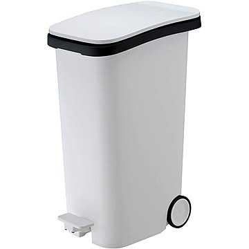 ゴミ箱 ごみ箱 ペダルダストボックス 31L ふた付き キャスター付き コロ付き キッチン ダストボックス おしゃれ シンプル【55】/スムース ペダルダストボックス31L