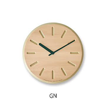 【Lemnos/レムノス】Paper-Wood CCLOCK line ペーパーウッドクロック ライン