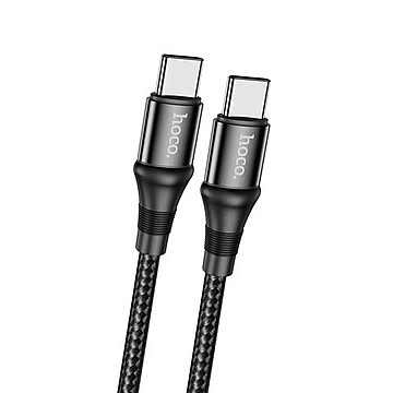 日本トラストテクノロジー hoco X50 100W PD対応ナイロンケーブル 1m X50-100TC10-BK