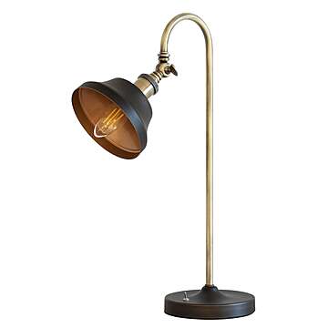 Lantre ブラックゴールド 1灯 テーブルランプ アンティークブラック