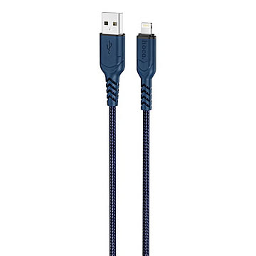 JTT hoco X59 ANTI-BENDING iOSケーブル ブルー X59-ANTBIC-BL