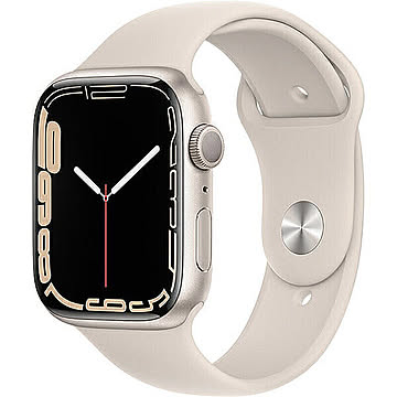 Apple Watch Series 7 GPSモデル 45mm スターライトアルミニウムケース ターライトスポーツバンド MKN63J/A 管理No. 2701510002895-922
