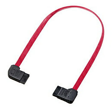 サンワサプライ　右左L型シリアルATA3ケーブル　TK-SATA3-03MH 管理No. 4969887819456