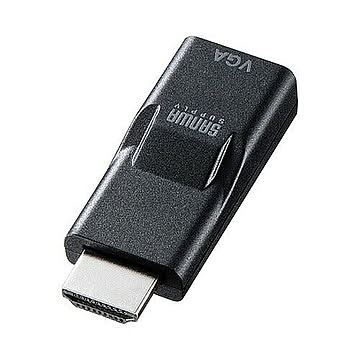 サンワサプライ　HDMI-VGA変換アダプタ(HDMIAオス-VGAメス)　AD-HD16VGA 管理No. 4969887845882
