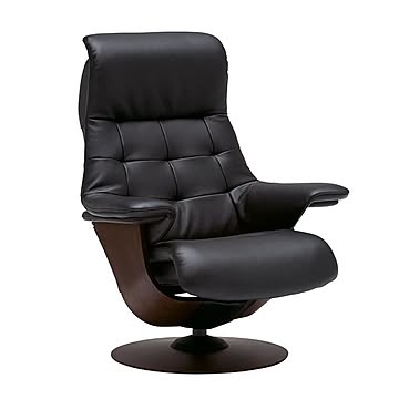 リクライニングチェア(M) RU7200 ブラック モカブラウン
