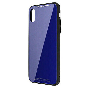 日本トラストテクノロジー ワイヤレス充電対応ケース for iPhoneX (ネイビー) TPUGCX-NV 管理No. 4520008248007